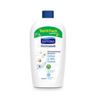 Septona Mydło w płynie Cotton & Milk Protein, 750 ml