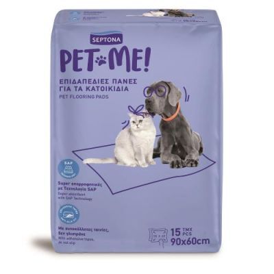 SEPTONA Pet Me! Super chłonna mata dla zwierząt 60x90cm, 15 szt.