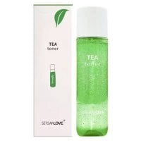 Sersanlove Toner do twarzy z kwasem hialuronowym, oligopeptydami i naturalnymi ekstraktami z Herbaty, 160 ml