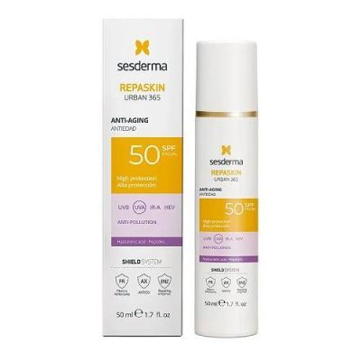 Sesderma Repaskin Urban 365 Filtr przeciwsłoneczny do pielęgnacji SPF 50+, 50 ml