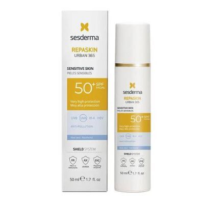 Sesderma Repaskin Urban 365 Filtr przeciwsłoneczny do skóry wrażliwej SPF 50+, 50 ml