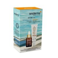 SESDERMA Zestaw Hidraderm Hyal serum liposomowe 30ml + Liposomowy fotoprotektor do twarzy spf50, 50ml