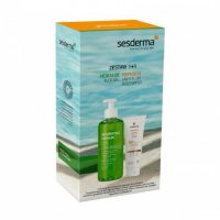 SESDERMA Zestaw REPASKIN Light Fluid Body krem do ciała SPF50, 200ml + Hidraloe żel aloesowy, 250ml