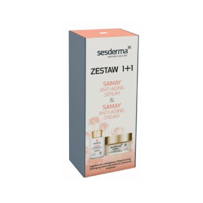 SESDERMA Zestaw Samay Krem, 50ml + Serum do cery wrażliwej, 30ml