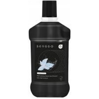 SEYSSO Carbon Black Odświeżający płyn do płukania jamy ustnej z węglem aktywnym, 500ml