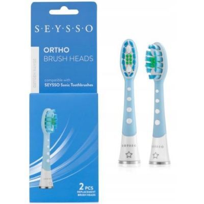 SEYSSO Oxygen Ortho Końcówki wymienne do szczoteczki sonicznej, 2szt.