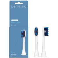 SEYSSO Oxygen Ultra Clean Końcówki wymienne do szczoteczki sonicznej, 2szt.