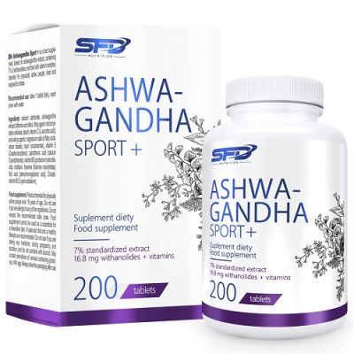 SFD Ashwagandha sport+, 200 tabletek