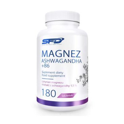 SFD Magnez Ashwagandha + B6 180 tabletek