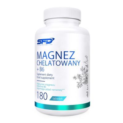 SFD Magnez chelatowany + B6, 180 tabletek