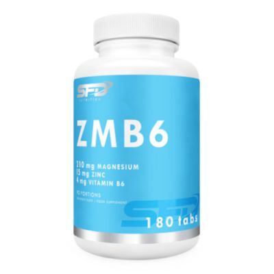 SFD ZMB6 Magnez Cynk witamina B6, 180 tabl.