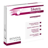 SIKATRIS Silikonowe Plastry na blizny 10cm x 10cm 5 sztuk