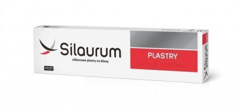 SILAURUM silikonowe plastry na blizny 3cm x 10cm  6 sztuk