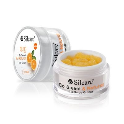 SILCARE QUIN So Sweet & Natural Lip Scrub ORANGE peeling do ust 15 g
