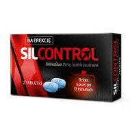Silcontrol 25 mg, 2 tabletki