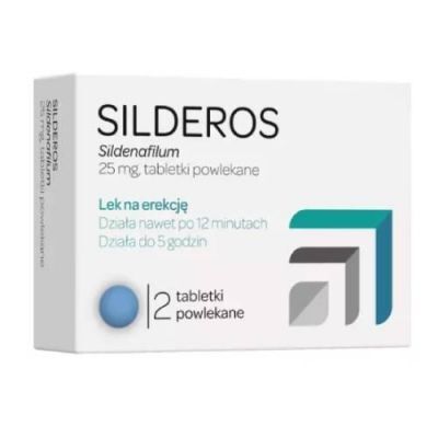 SILDEROS 25mg, 2 tabletki powlekane