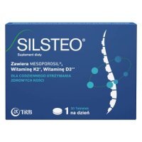 Silsteo Krzem, witamina D, witamina K, 30 tabl.