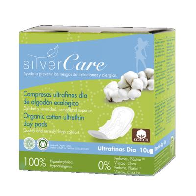 Silver Care Ultracienkie podpaski na dzień, 10 sztuk