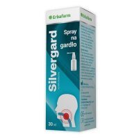 Silvergard Spray na gardło, 30ml  KRÓTKA DATA 31.12.2024