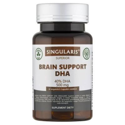 Singularis Brain Support DHA 500 mg, 30 kaps.