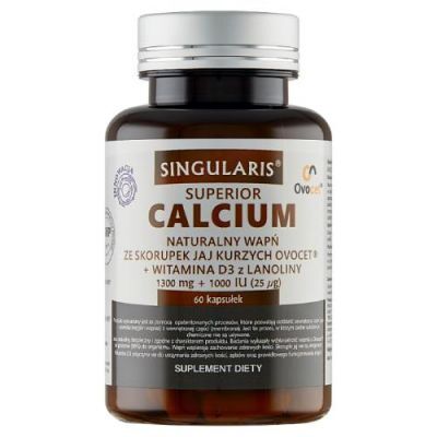 SINGULARIS Calcium Naturalny wapń, 60 kaps.