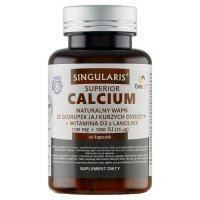 SINGULARIS Calcium Naturalny wapń, 60 kaps.