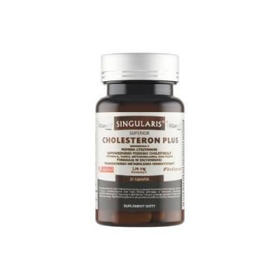 SINGULARIS Cholesteron Plus, 30 kaps KRÓTKA DATA 31.08.2026