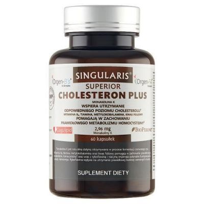 SINGULARIS Cholesteron Plus, 60kaps. KRÓTKA DATA 28.02.2026