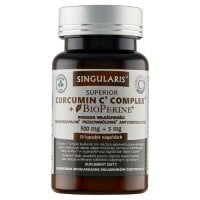 SINGULARIS Curcumin C3 Complex, 30 kaps.  KRÓTKA DATA 31.10.2026
