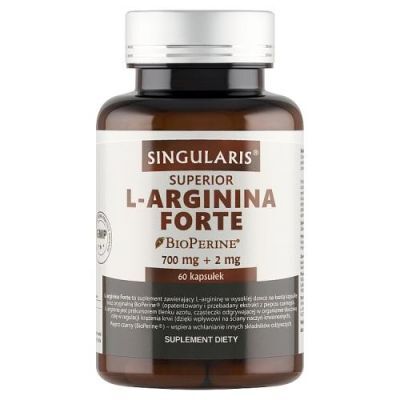 SINGULARIS L-Arginina Forte, 60 kapsułek KRÓTKA DATA 31.12.2026