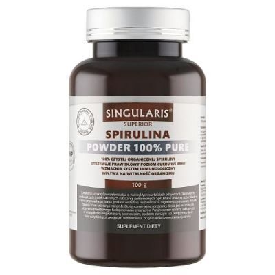 SINGULARIS Spirulina Powder 100%, 100g KRÓTKA DATA 31.10.2026