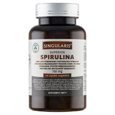 SINGULARIS Spirulina Superior, 120kapsułek KRÓTKA DATA 30.11.2026
