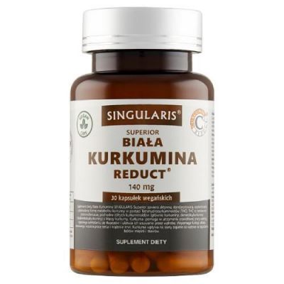 SINGULARIS Superior Biała kurkumina Reduct, 30kaps. KRÓTKA DATA 31.08.2026