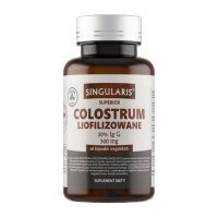 SINGULARIS SUPERIOR Colostrum Liofilizowane 500 mg 60 kapsułek
