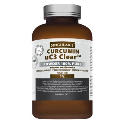 Singularis Superior Curcumin uC3 Clear Powder Kurkuma w proszku, 70 g