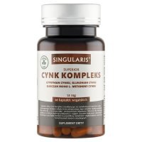 SINGULARIS SUPERIOR CYNK Kompleks 15 mg 60 kapsułek