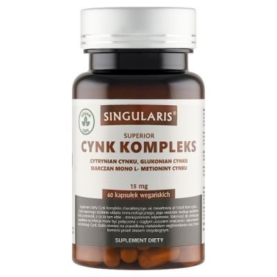 SINGULARIS SUPERIOR CYNK Kompleks 15 mg 60 kapsułek