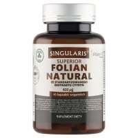 SINGULARIS SUPERIOR FOLIAN ORGANIC 400 mcg 90 kapsułek