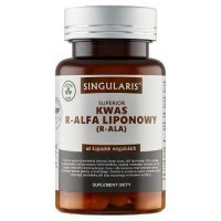 Singularis Superior Kwas R-ALFA LIPONOWY (R-ALA), 60 kaps. KRÓTKA DATA 31.08.2026