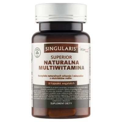 SINGULARIS SUPERIOR Naturalna multiwitamina organic, 30 kapsułek