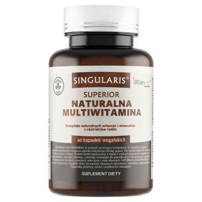 SINGULARIS SUPERIOR Naturalna multiwitamina organic 60 kapsułek