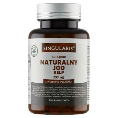 SINGULARIS Superior Naturalny Jod Kelp 200 µg, 120 kapsułek wegańskich KRÓTKA DATA 31.01.2026