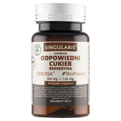 SINGULARIS SUPERIOR Odpowiedni Cukier Berberyna 30 kapsułek