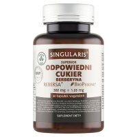 SINGULARIS SUPERIOR Odpowiedni Cukier Berberyna 60 kapsułek