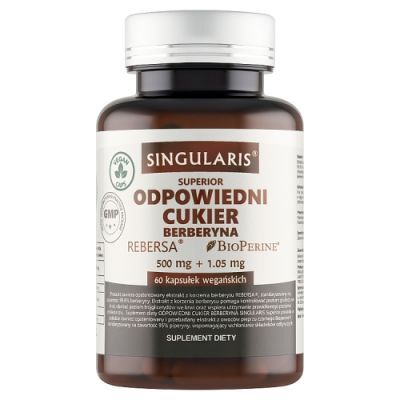 SINGULARIS SUPERIOR Odpowiedni Cukier Berberyna 60 kapsułek