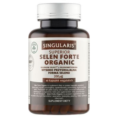 SINGULARIS SUPERIOR SELEN Forte Organic 60 kapsułek