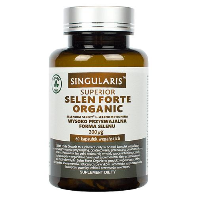 SINGULARIS SUPERIOR SELEN Forte Organic 60 kapsułek