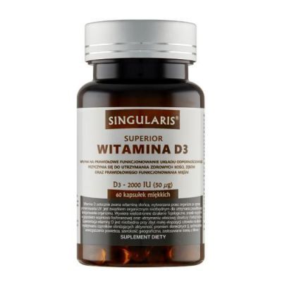 SINGULARIS Witamina D3 Superior, 60 kapsułek KRÓTKA DATA 30.06.2026