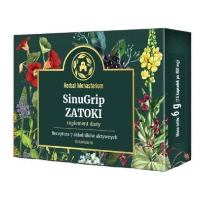 SINUGRIP ZATOKI 15 kapsułek