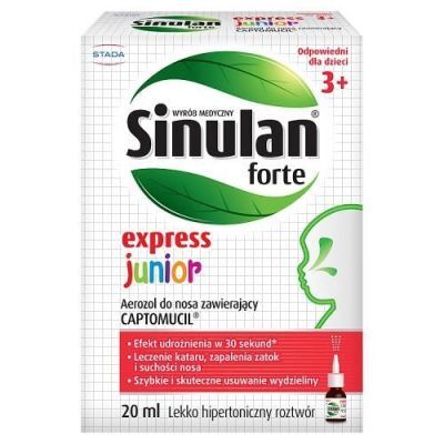 Sinulan Express Forte Junior - 20ml KRÓTKA DATA 31.12.2025